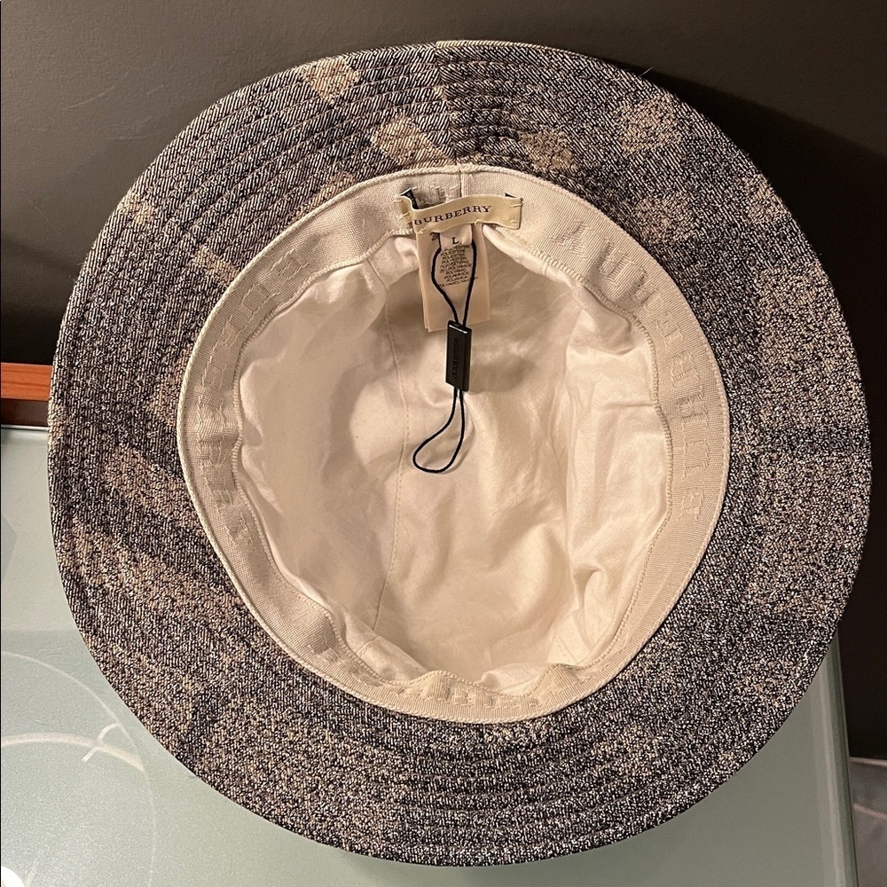 Burberry Metallic Check Hat - Picture 3 of 7